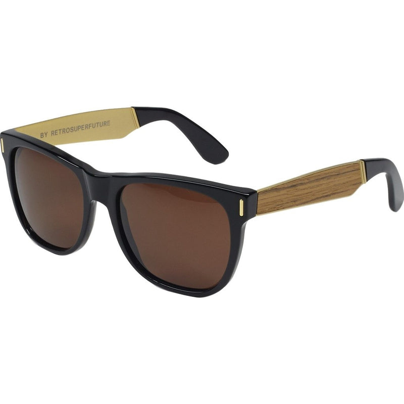 RetroSuperFuture Classic Sunglasses | Francis Black Wood B5E