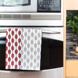 Zestt Logan Set of 2 Organic Cotton Tea Towels | Marsala