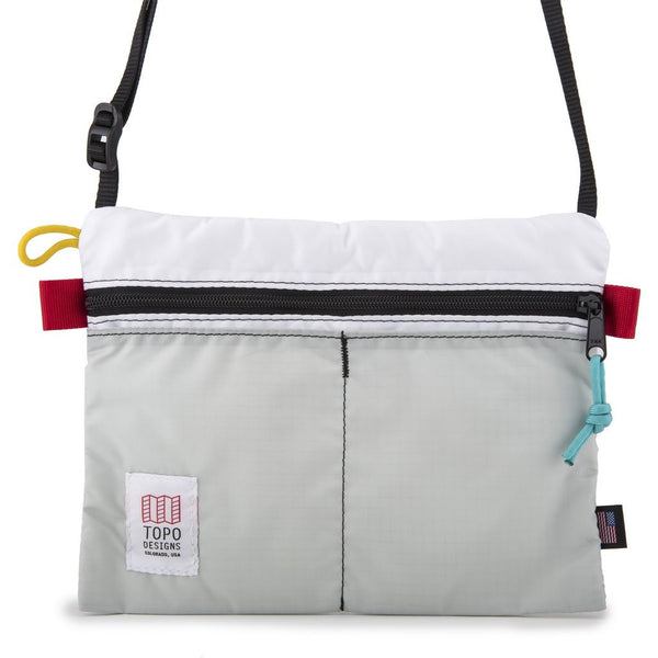 Topo Designs Accessory Shoulder Bag | White/Silver