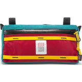 Topo Designs Velcro Waterproof Bike Bag | Turquoise/Red
