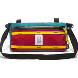 Topo Designs Velcro Waterproof Bike Bag | Turquoise/Red