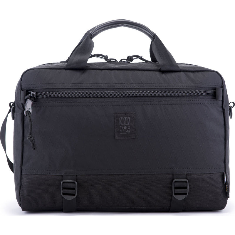 Topo Designs Commuter Briefcase | X-Pac Black/Ballistic Black