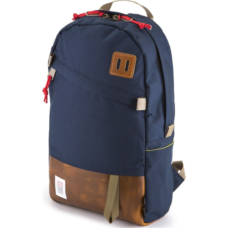 Topo Designs Daypack Backpack | Navy/Leather