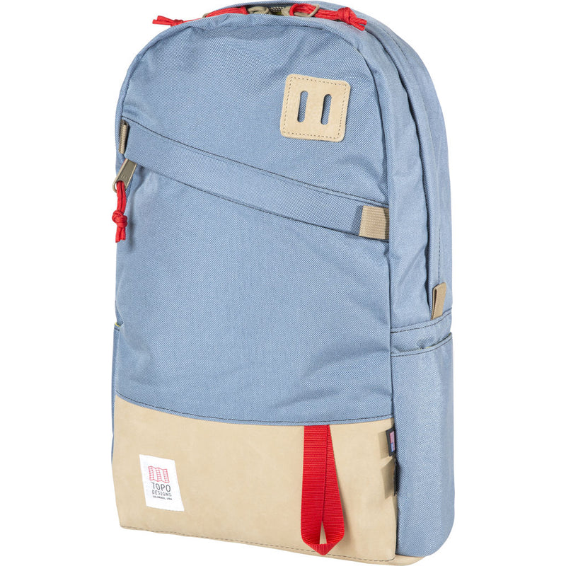 Topo Designs Daypack Backpack | Storm/Khaki Leather