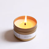 Brooklyn Candle Studio Gold Travel Candle | Sweet Fig TR006
