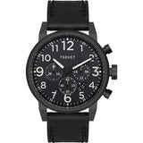 Tsovet JPT-TS44 Black Chronograph Watch | Black Leather TS331010-45