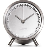 LEFF Amsterdam Tube Desk Clock | Steel