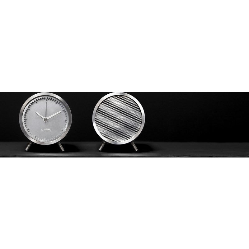 LEFF Amsterdam Tube Desk Clock | Steel