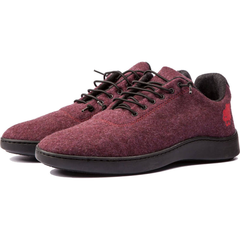 Baabuk Urban Wooler Sneaker | Bordeaux Red