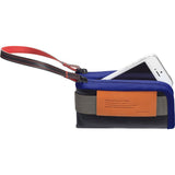 Cote et Ciel Medium Leather Wallet | Black/Taupe/Indigo