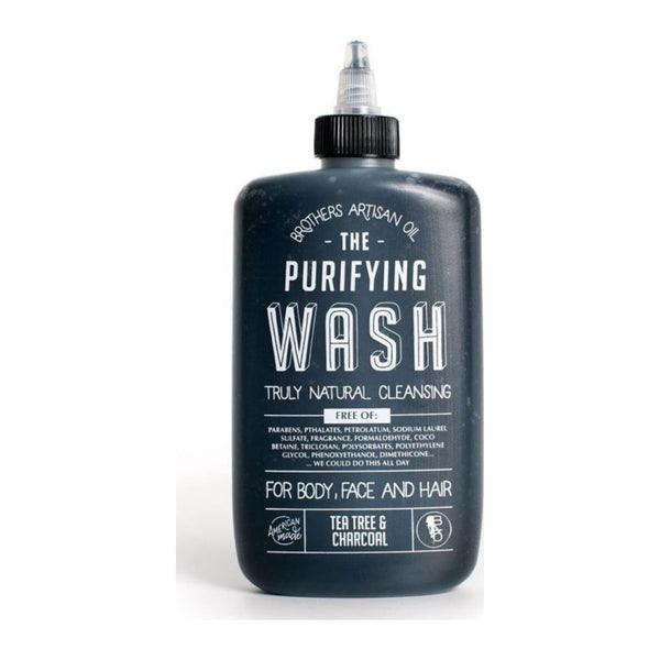Brothers Artisan Oil Purifying Shampoo and Body Wash | Tea Tree & Charcoal WPUR8