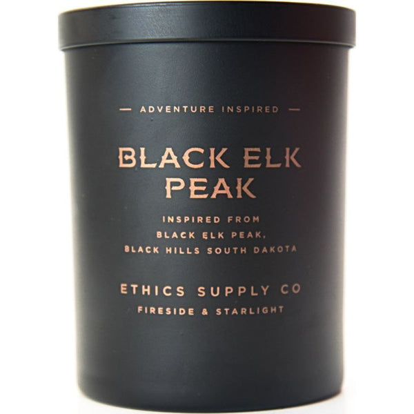 Ethics Supply Co. Organic Scented Candle | Black Elk Peak
