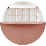 EMKO Multifunctional Pill Cabinet/Desk | White/Pink-MPWPink