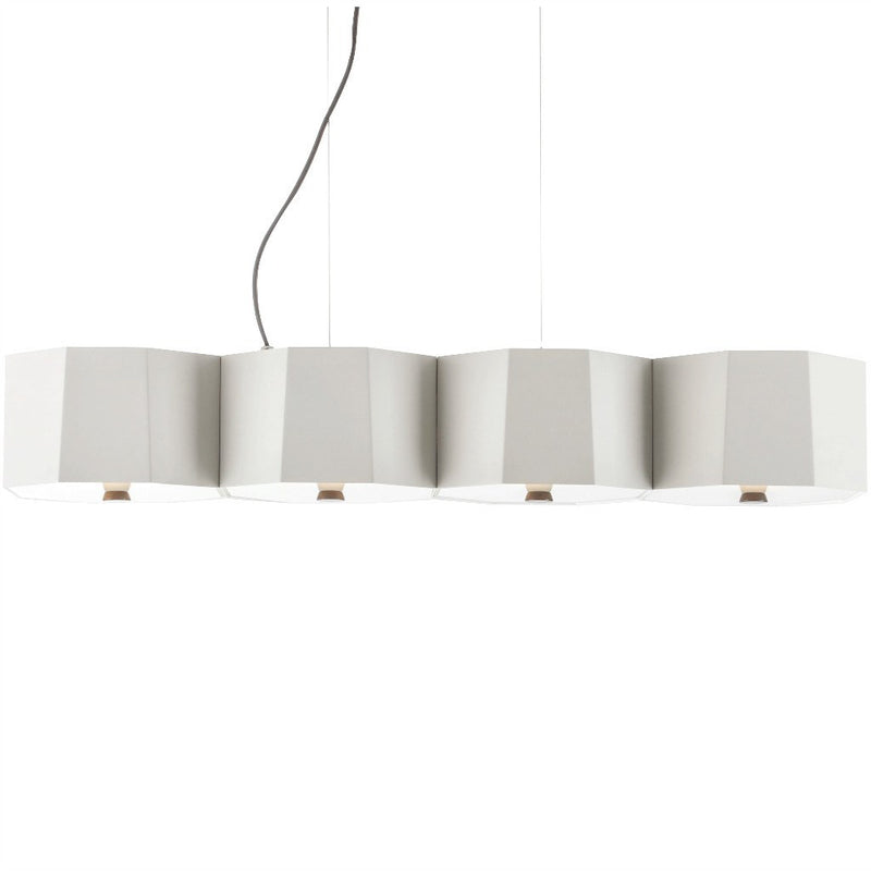 Seed Design Zhe Small Pendant Lamp | White SQ-2322MPL4-WH