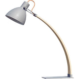 Seed Design Laito Wood Table Lamp | Dark Gray SQ-893DWR-DGY