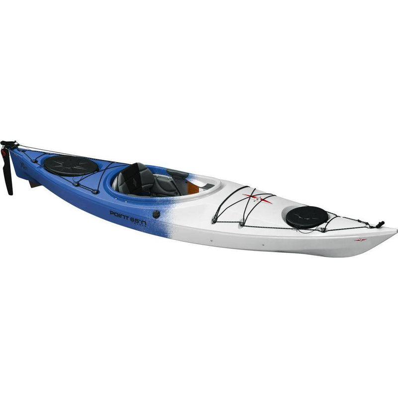 Point 65 XO11 GTE Skeg Kayak | White/Blue