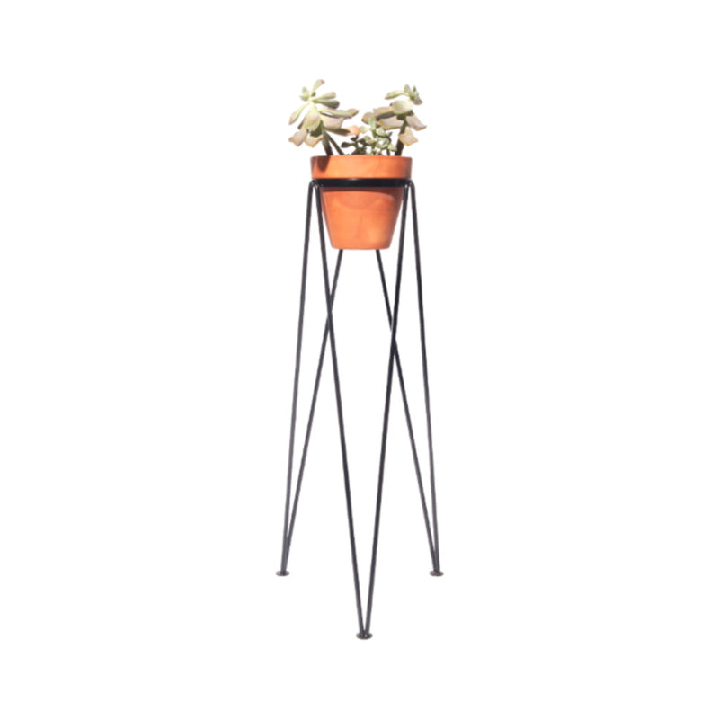 NewMade LA Standing Geometric Planter | Black