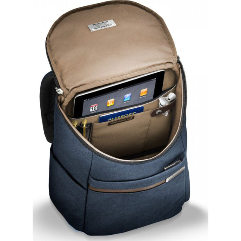 Briggs & Riley Small Wide-mouth Backpack | Navy